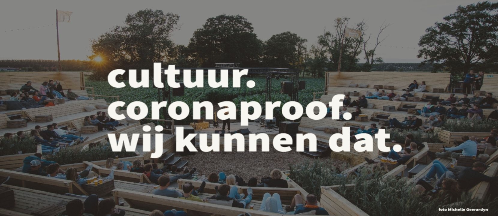 Cultuur. Coronaproof. Wij kunnen dat. 