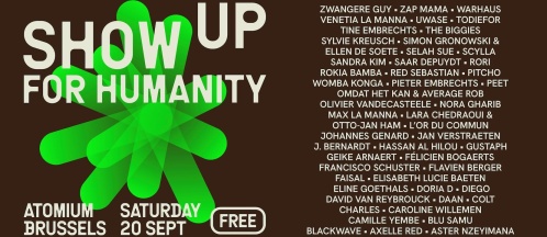 Toneelhuis steunt Show Up for Humanity